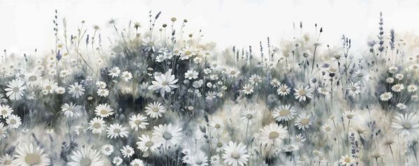 Quiet Daisies Meadow Green