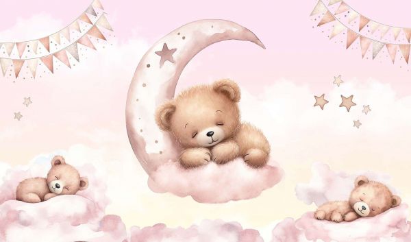Sleeping bears on the moon