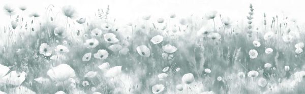 Wildflower dance - dark green