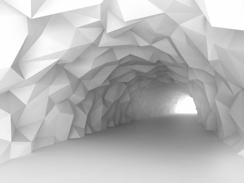 Pointed tunnel in 3D main product photo