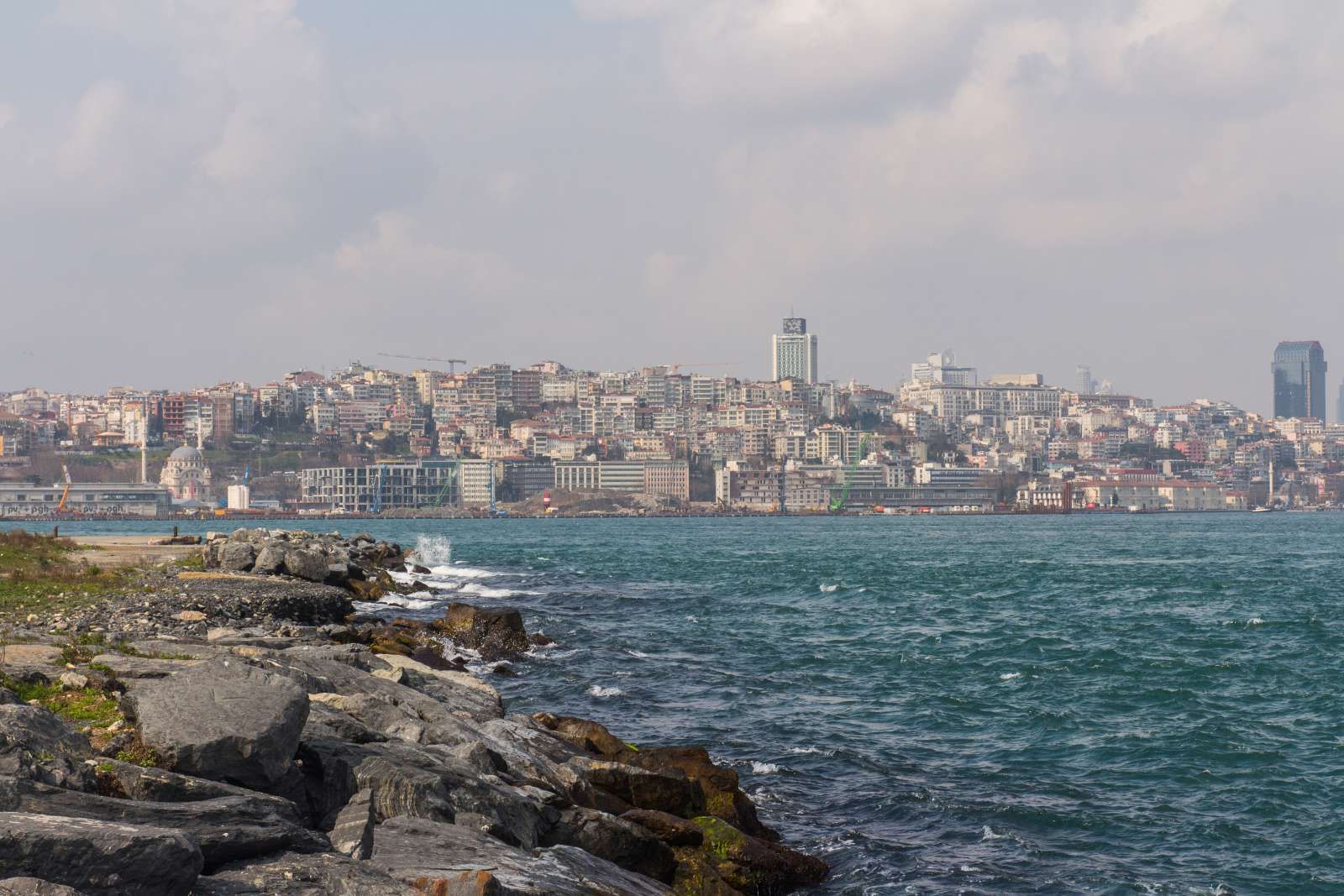 Beşiktaş vanaf het water