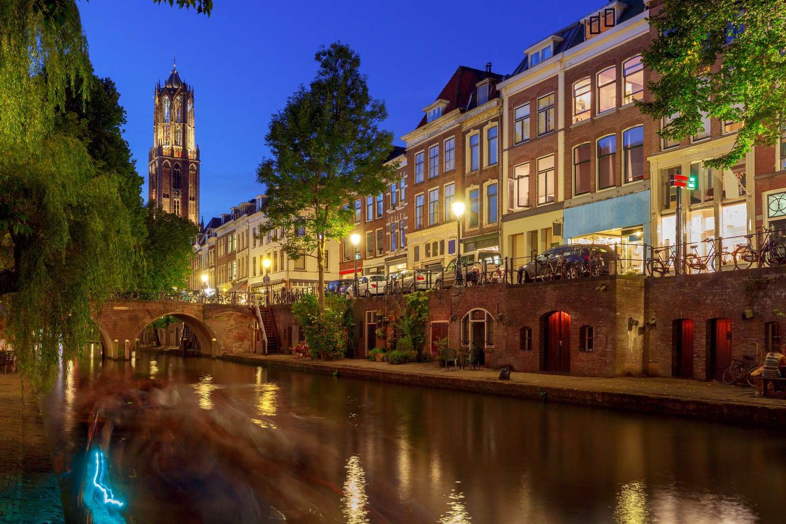 Grachtenpanden in Utrecht