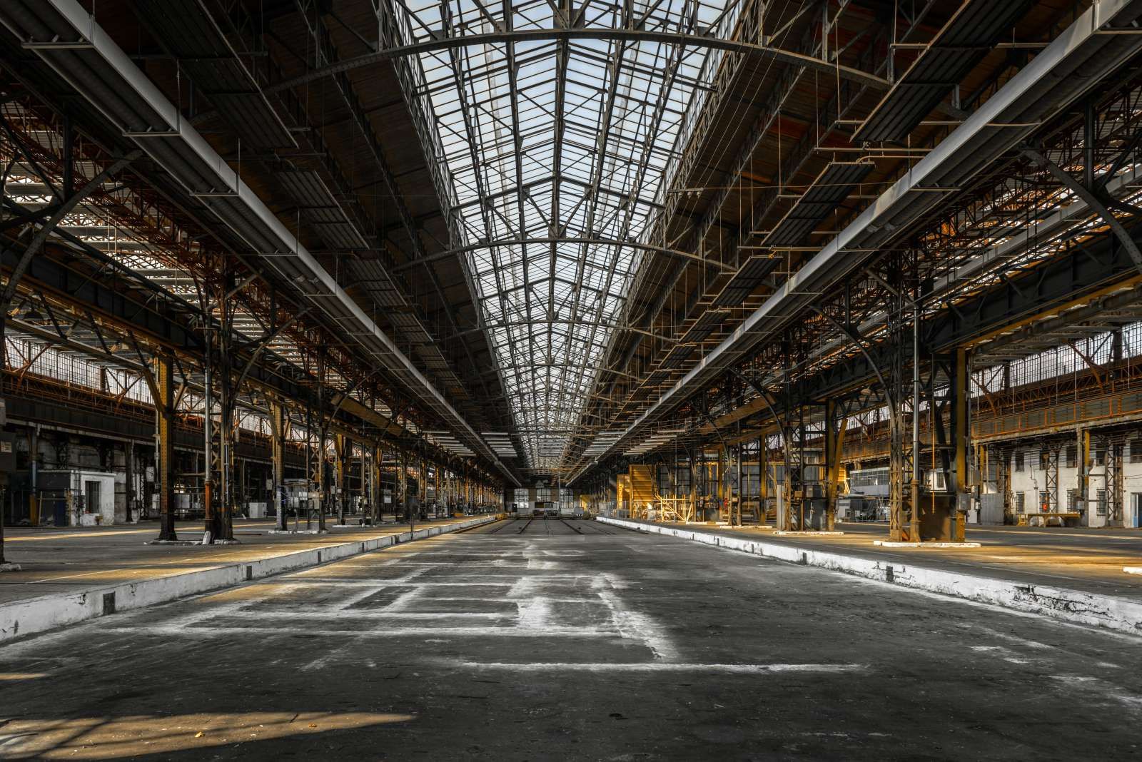 Interieur oud fabrieksgebouw