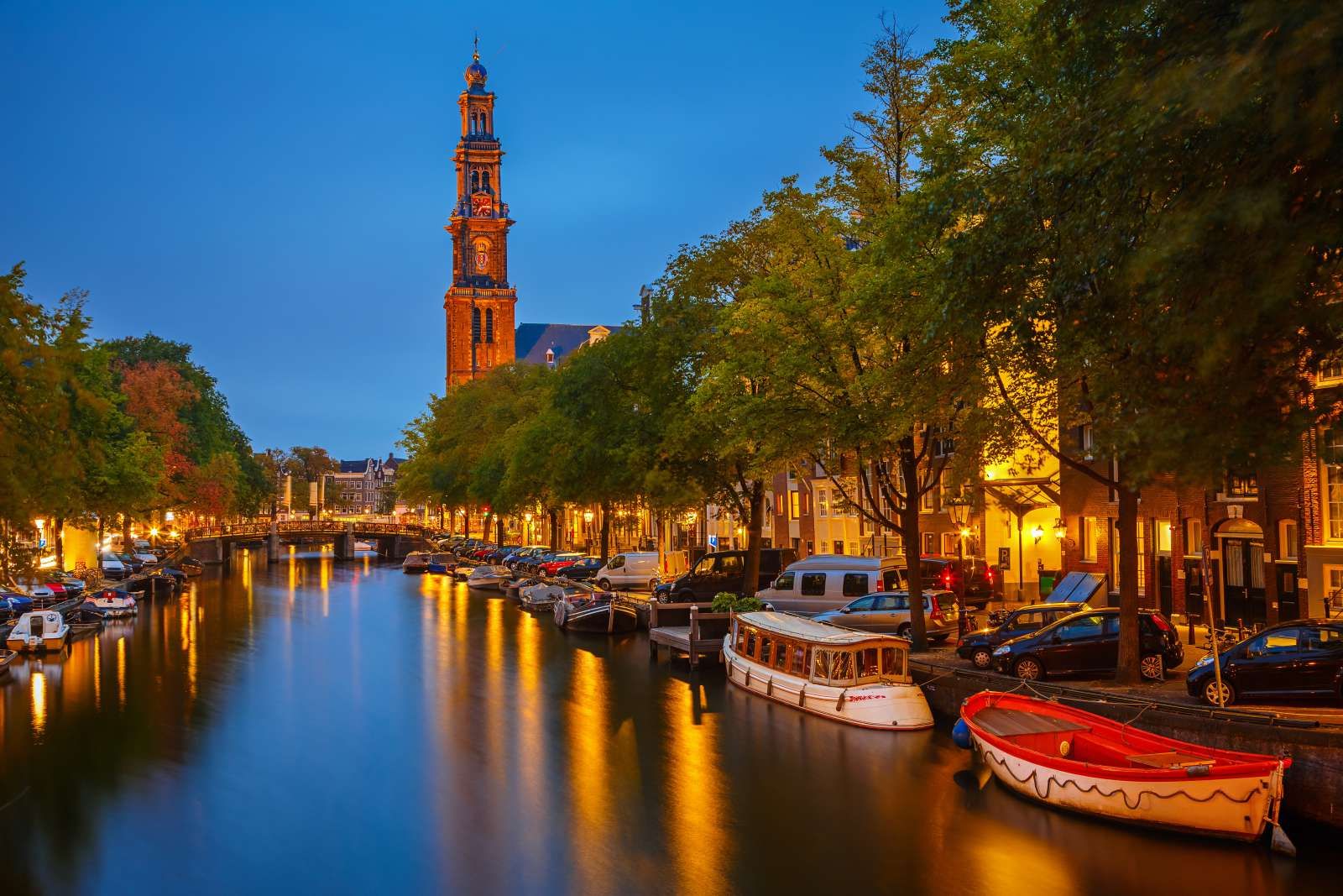 Kerk op de Prinsengracht in Amsterdam