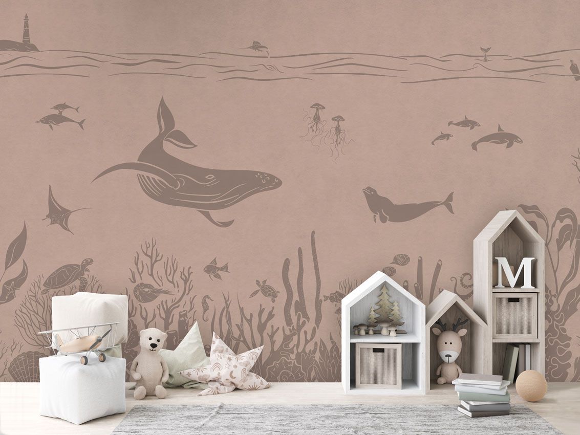 Monochrome Sea - Pink Vintage
