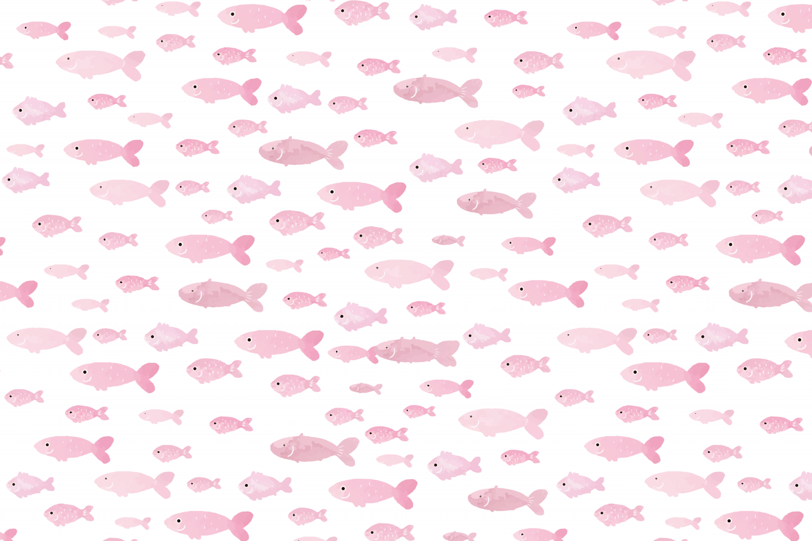 Roze visjes print