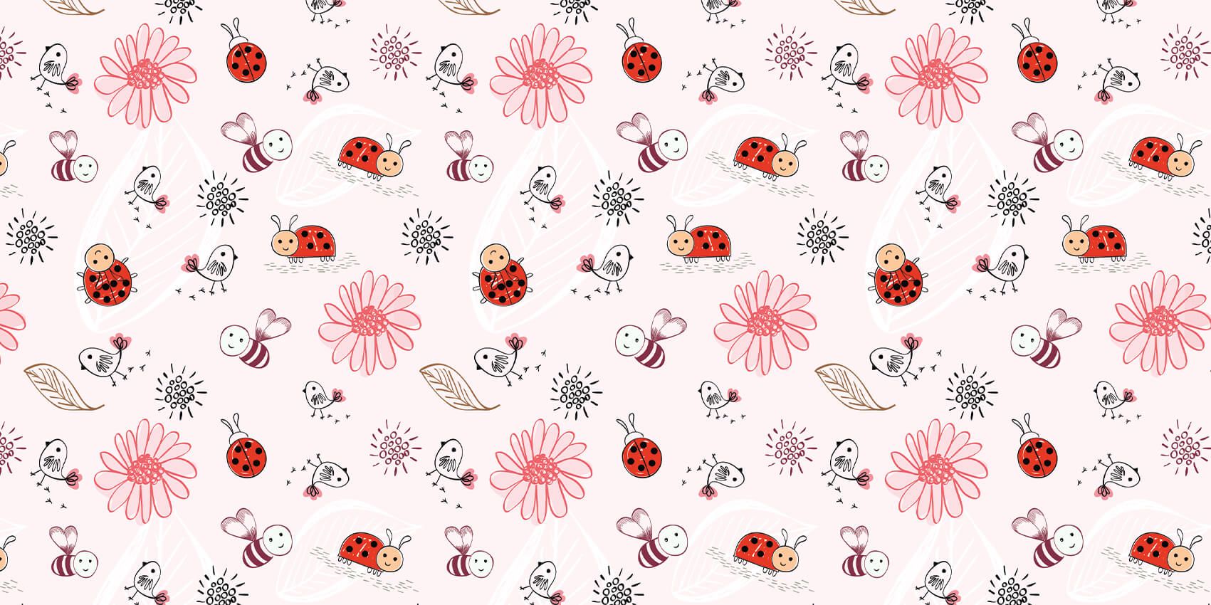 Flowers and bees main product photo