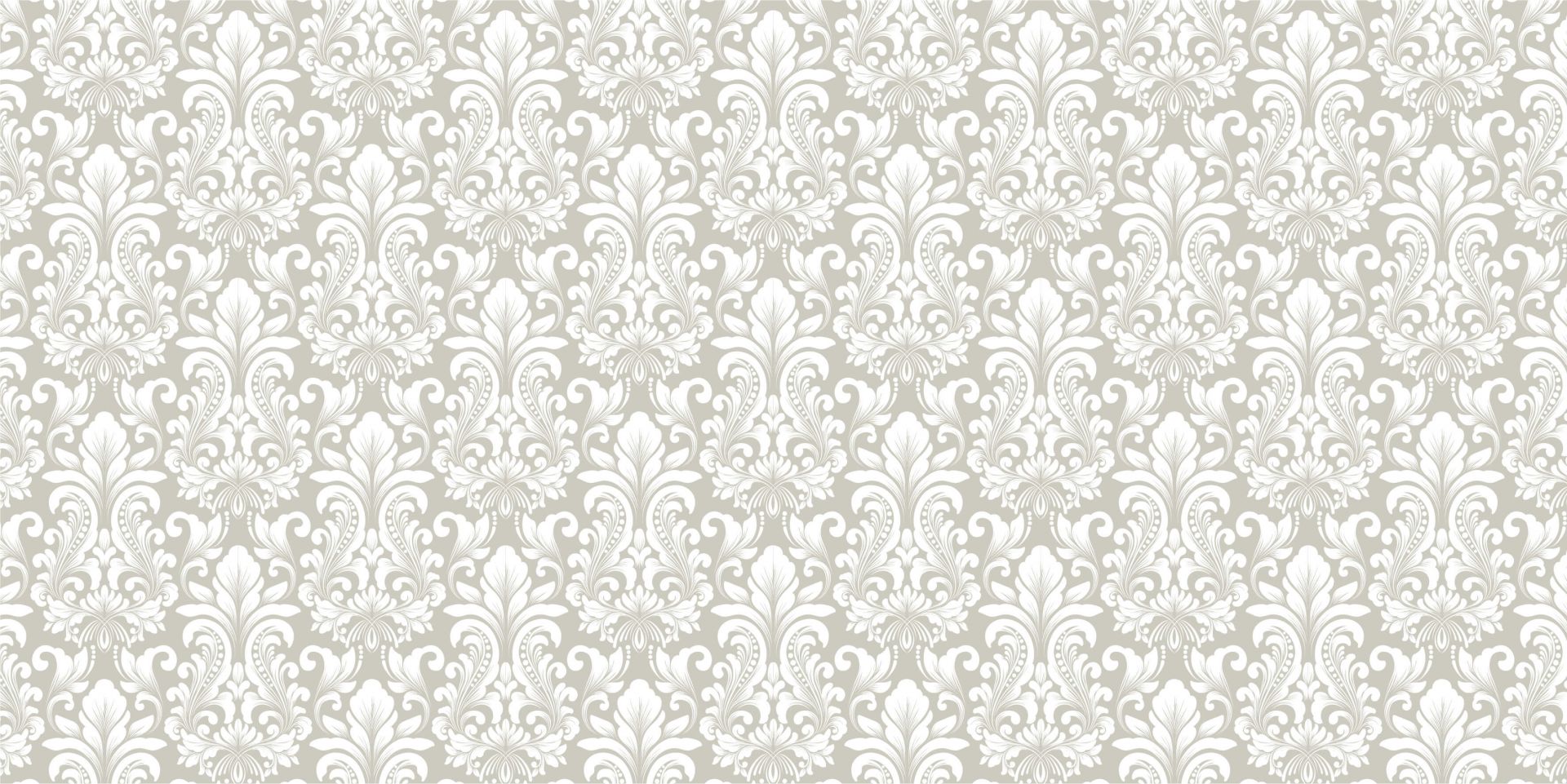 Grey damask pattern