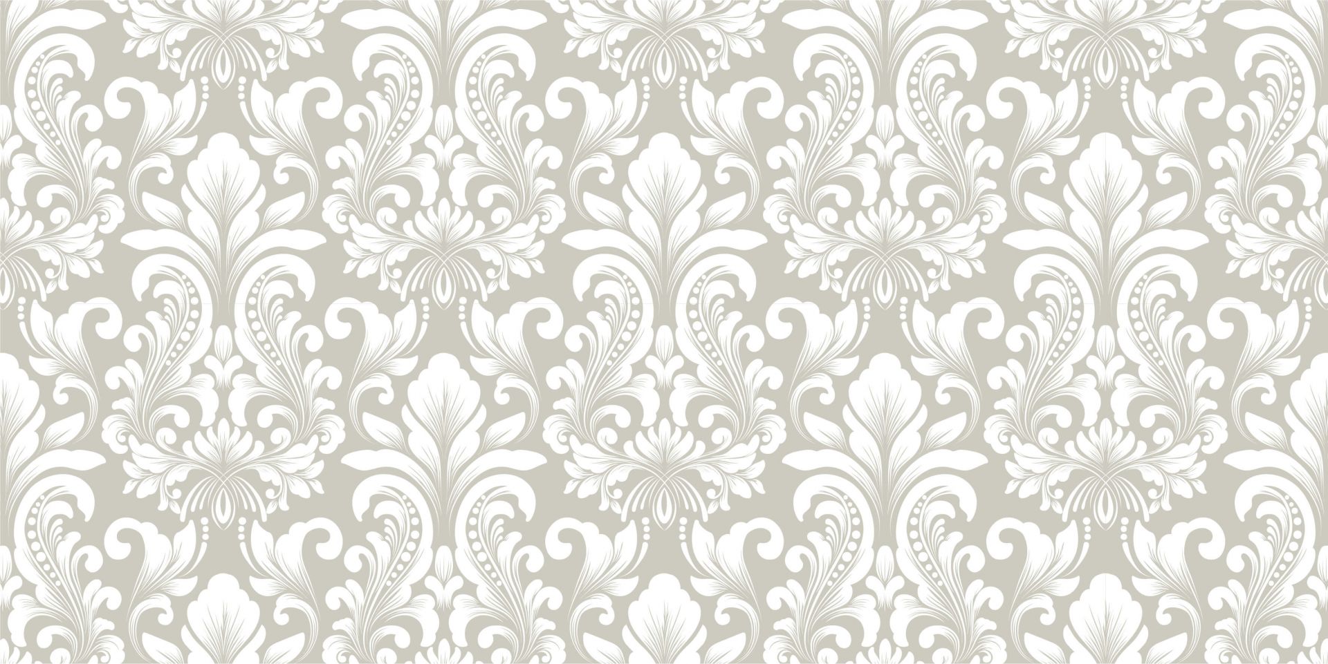 Grey damask pattern