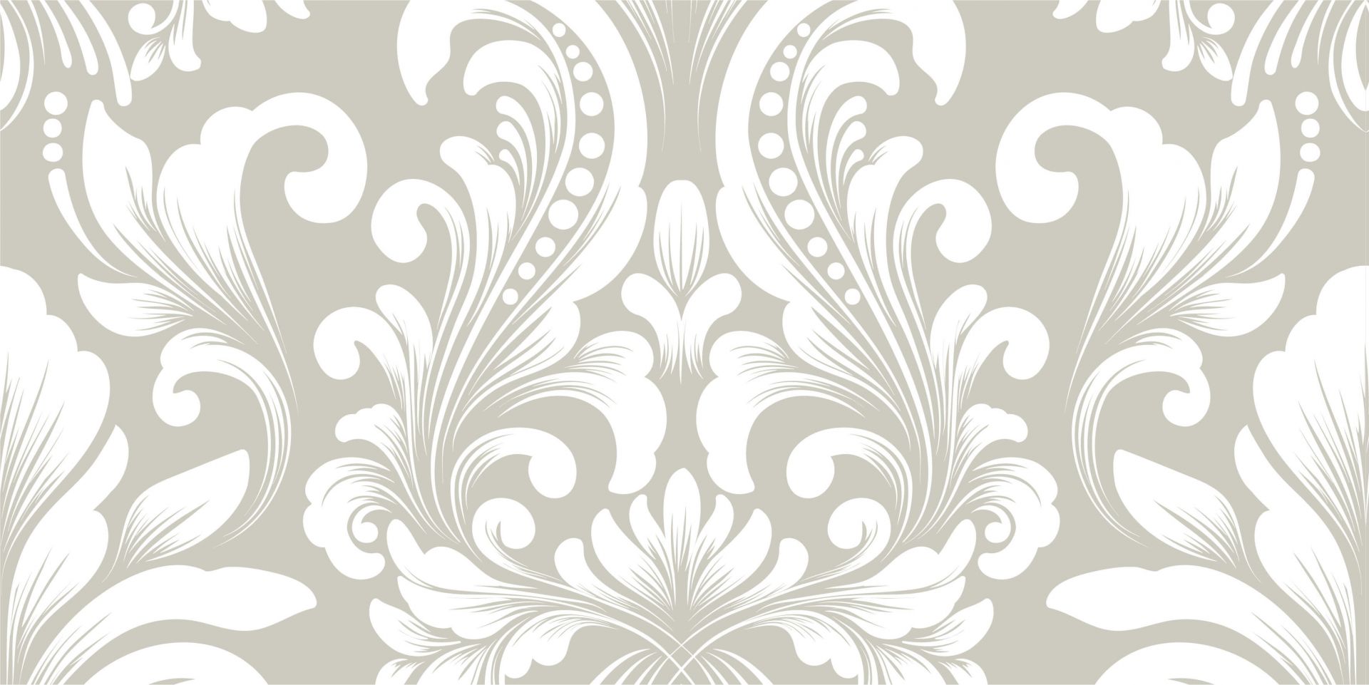 Grey damask pattern