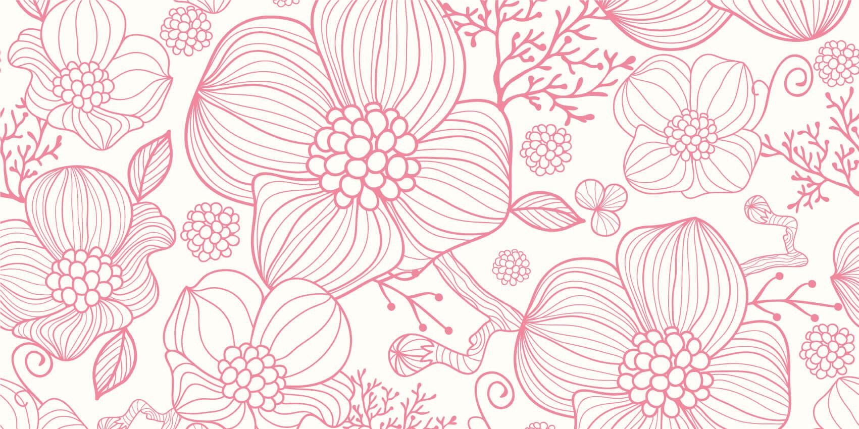 Large pink flowers