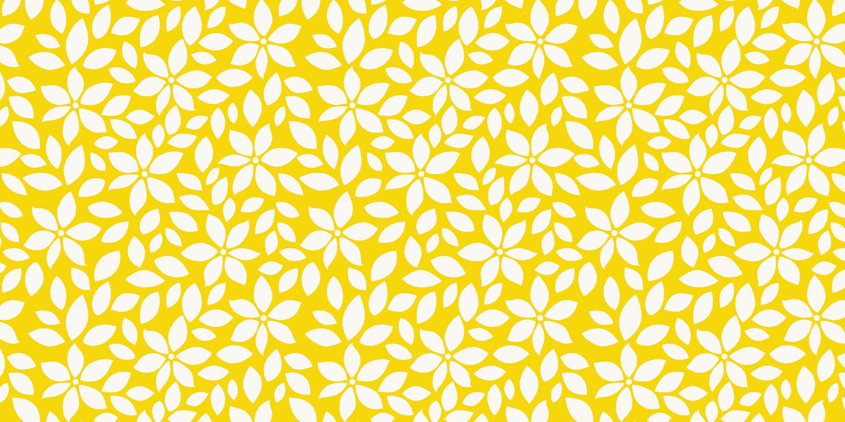 Yellow flower pattern