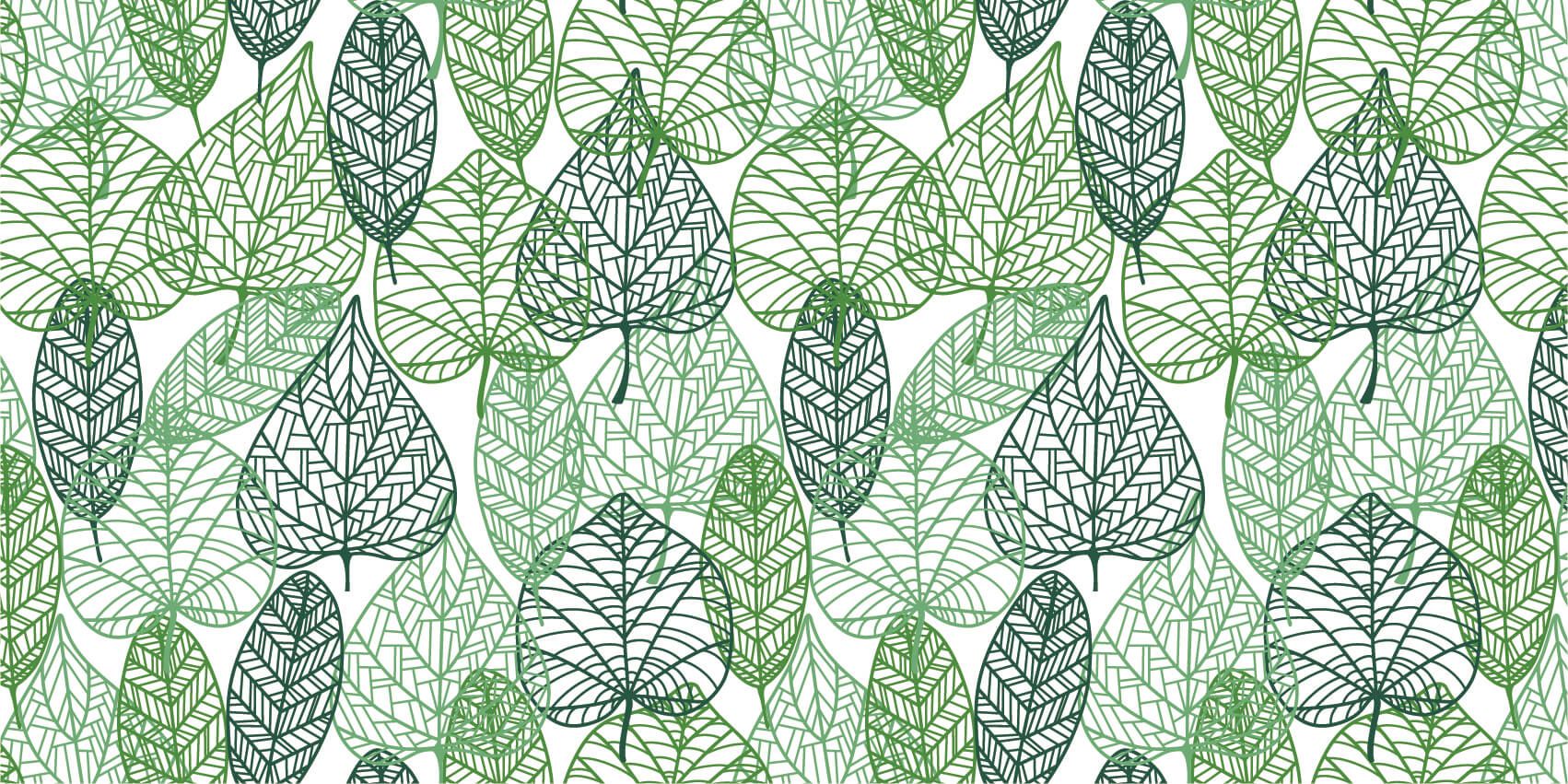 Openwork green leaves main product photo