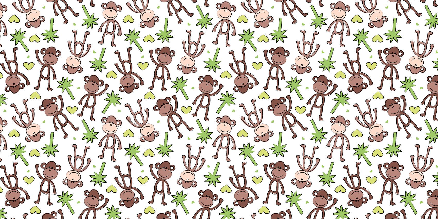 Monkeys and palm trees main product photo