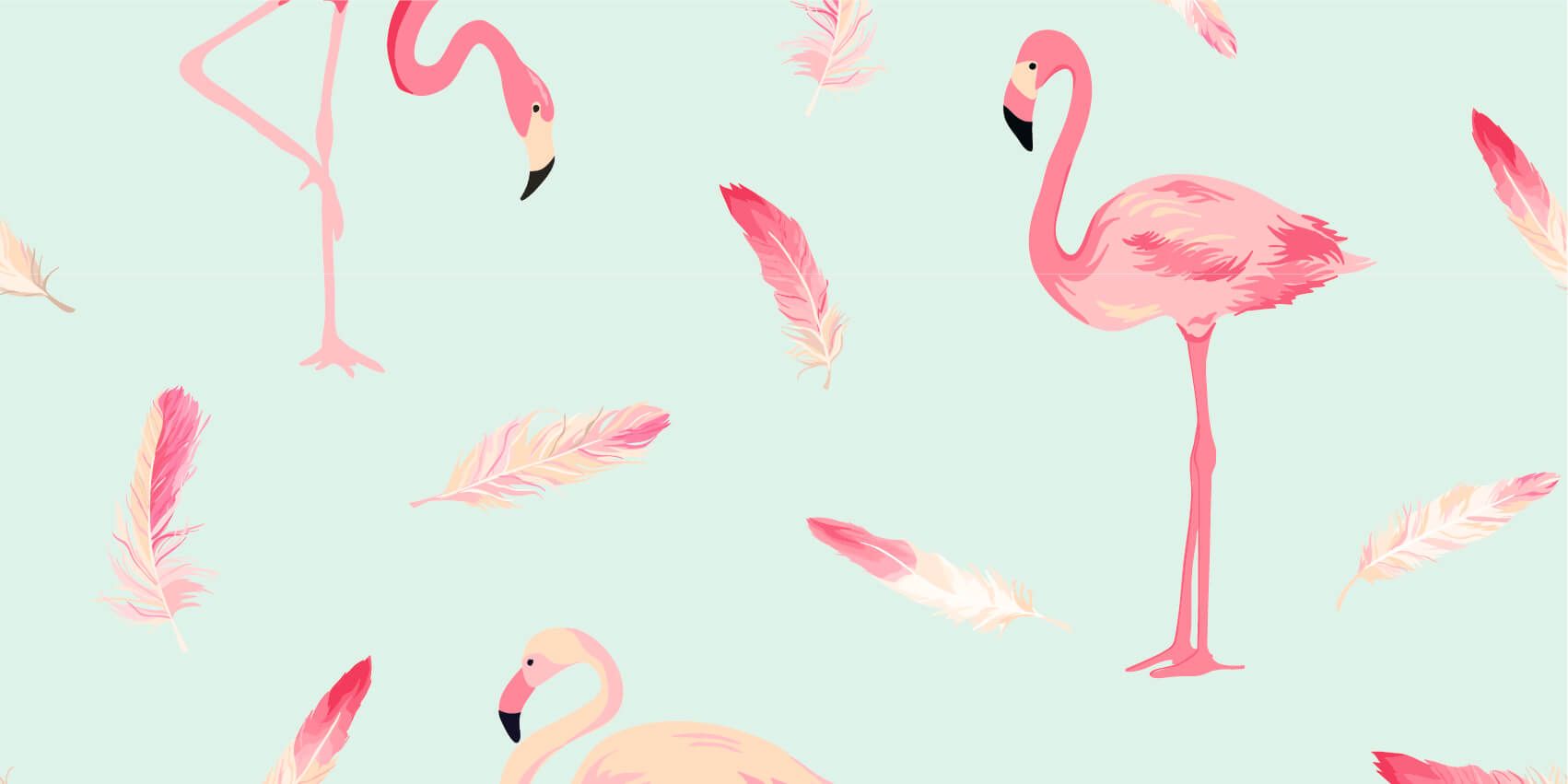 Flamingos - Wallpaper