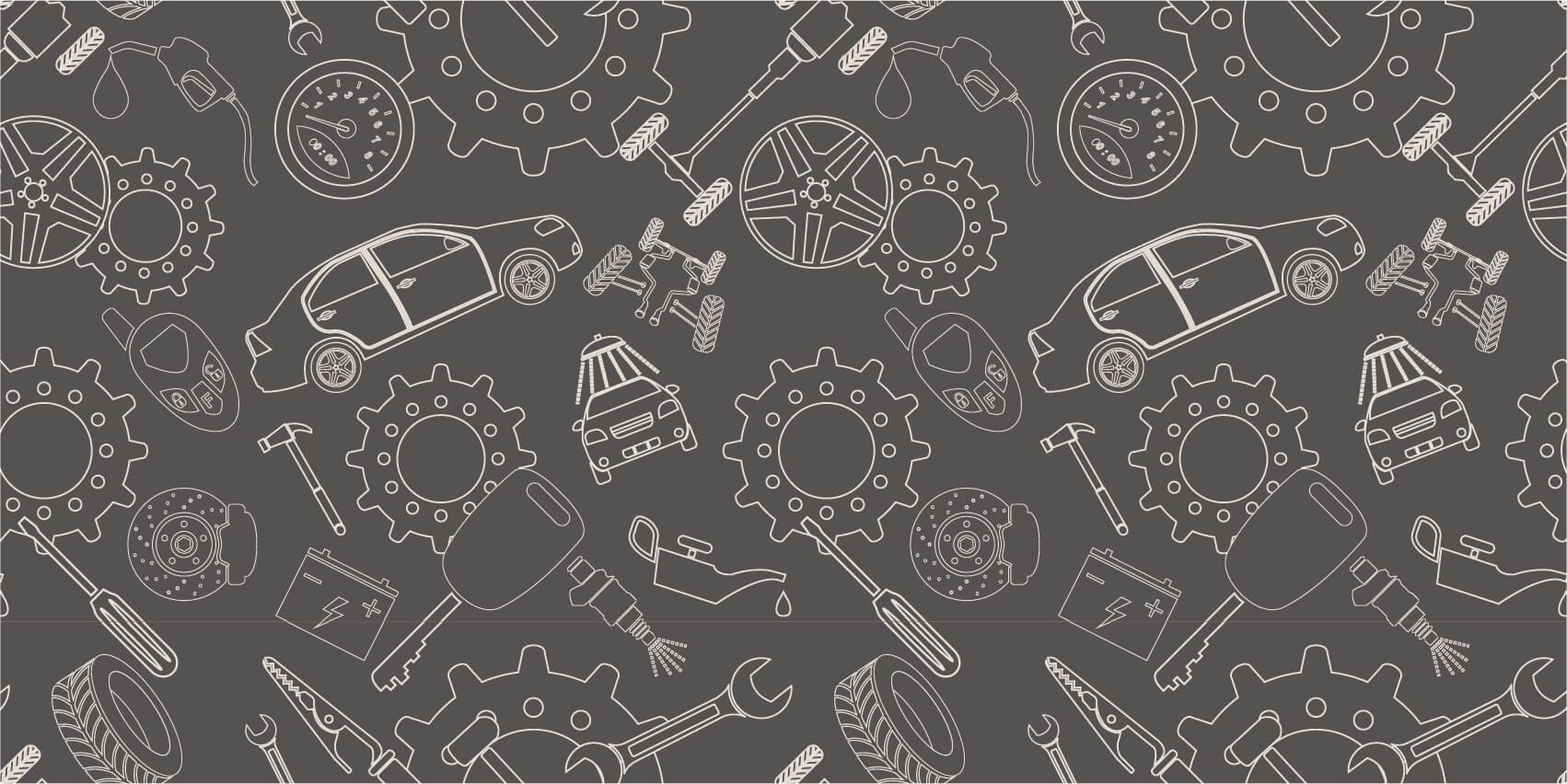 Gears, rims and cars main product photo