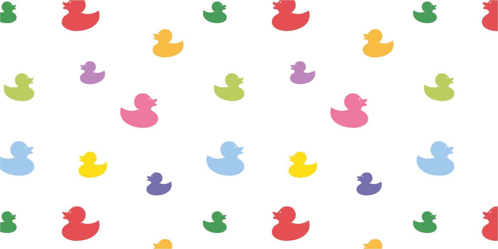 Colored bath ducks main product photo