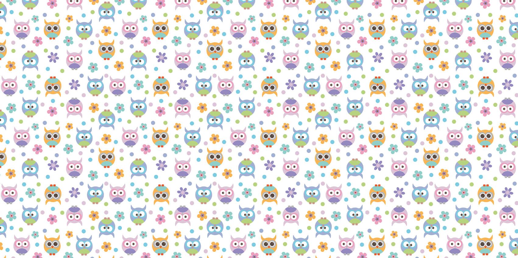 Wallpaper with owls main product photo