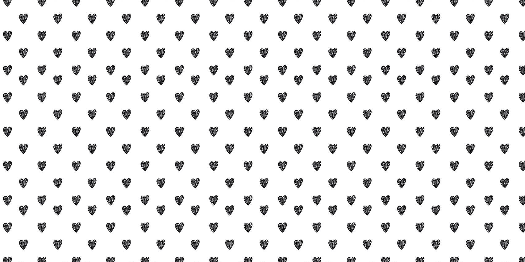 Black drawn hearts main product photo