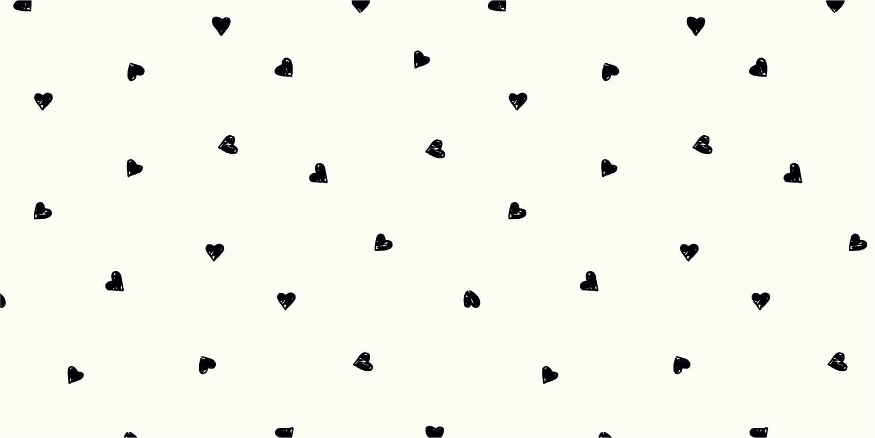 Small black hearts main product photo