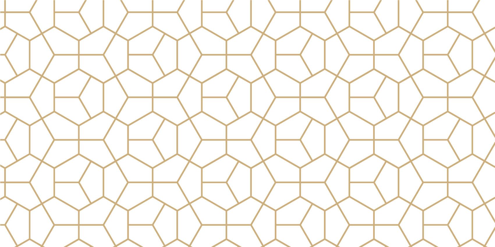Gold geometric pattern main product photo
