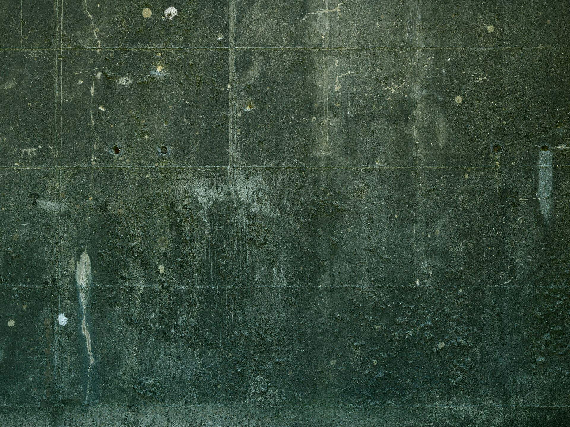 Green concrete look Green concrete look