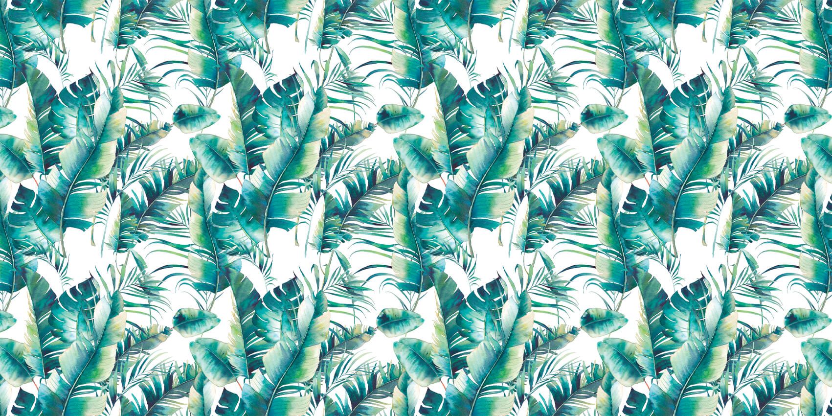 Painted palm leaves