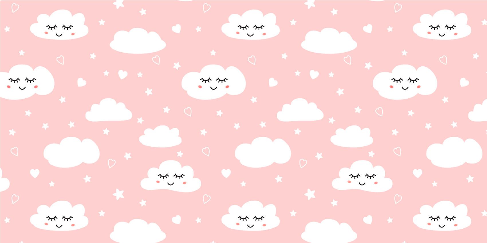 Sleeping white clouds