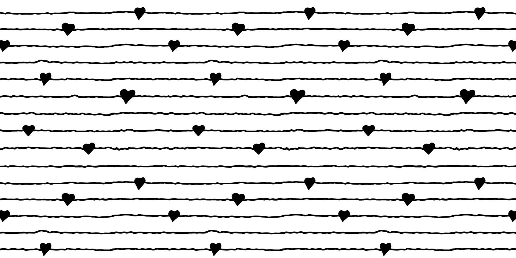 Hearts and lines