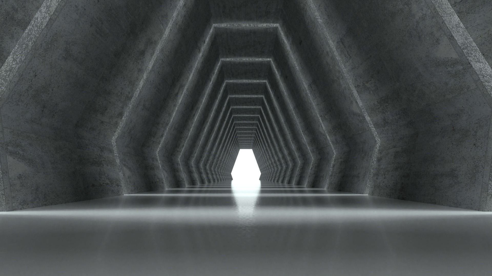 Dark hall