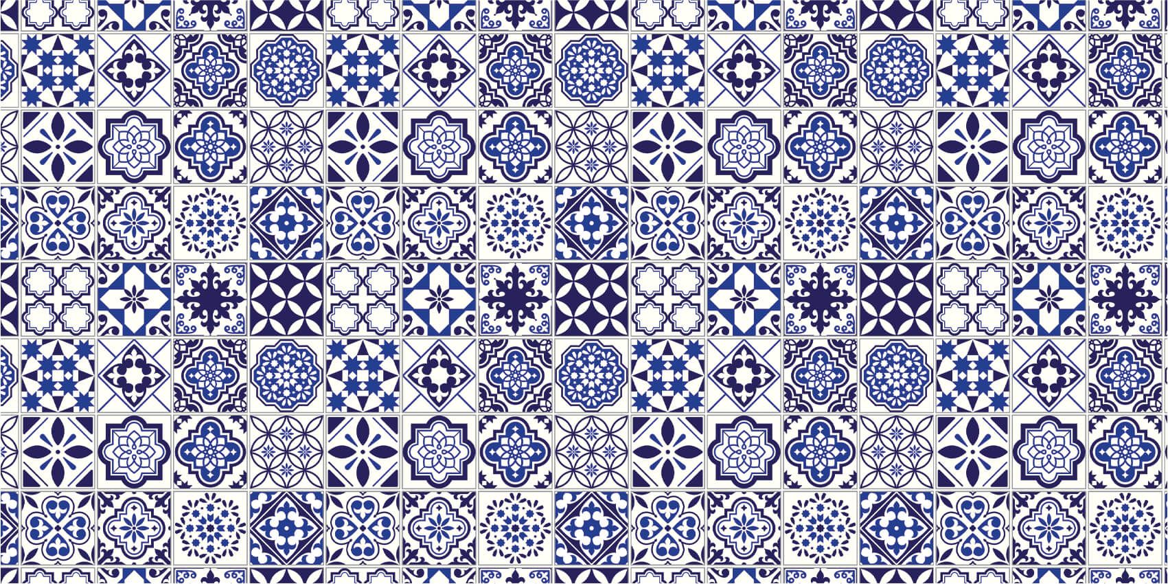 Blue tiles