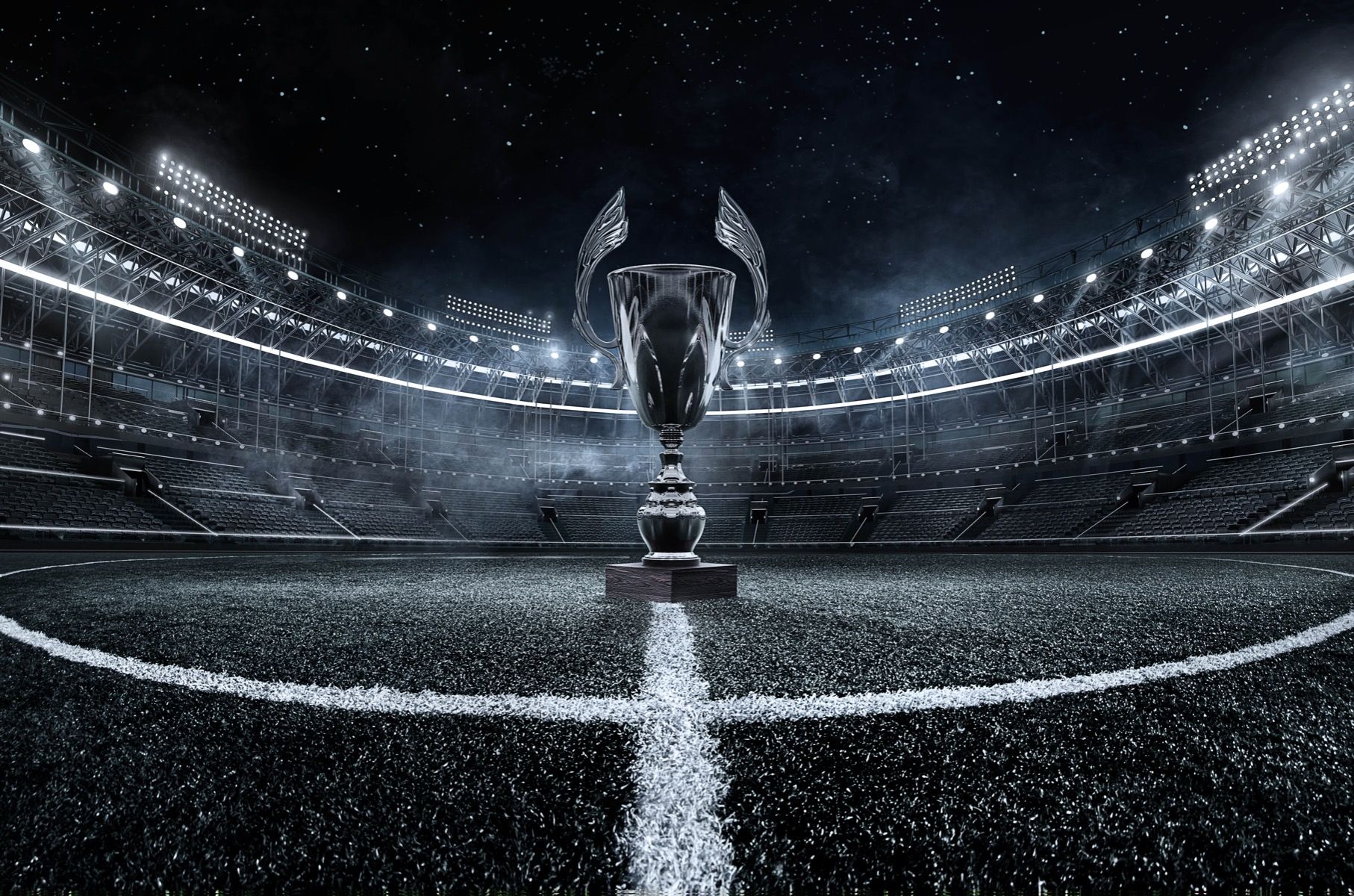 Cup in stadium Cup in stadium