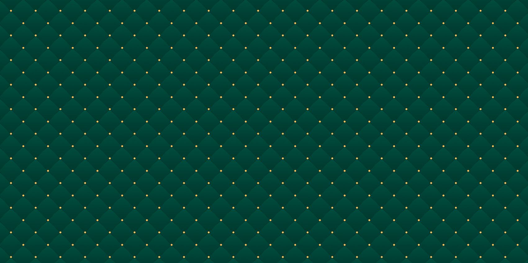 Dark green chesterfield pattern