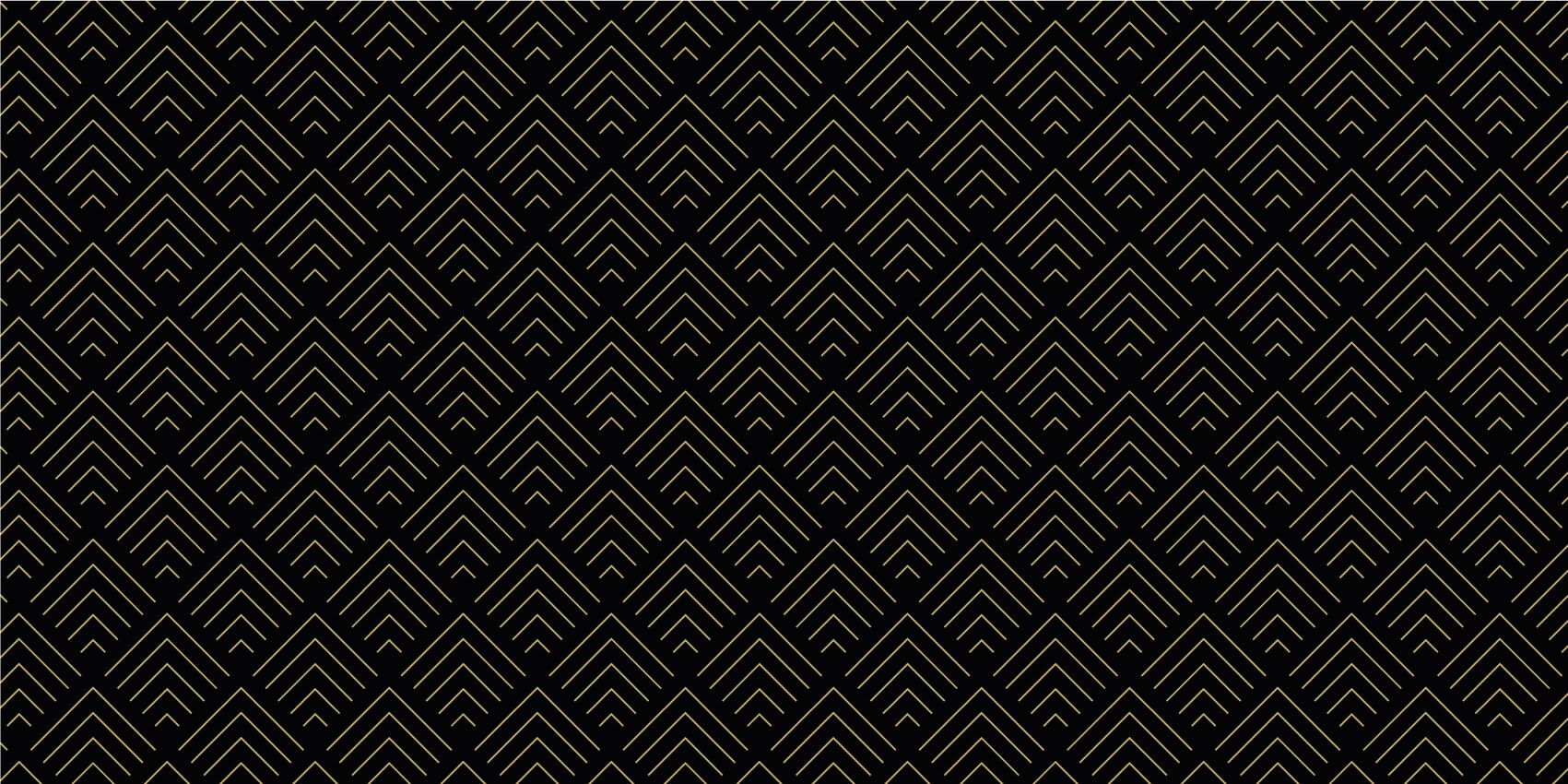Golden lines, black