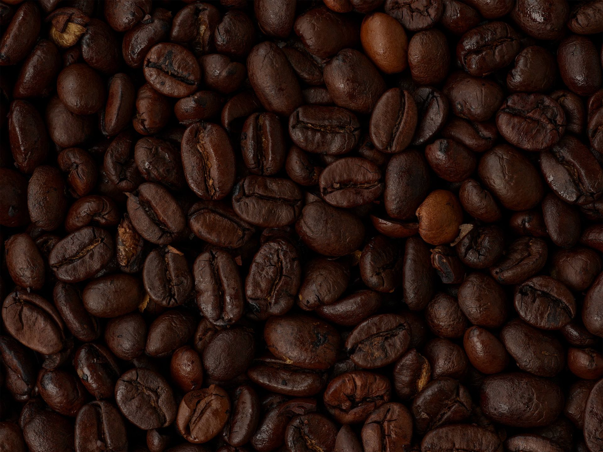 Coffee beans close up main product photo