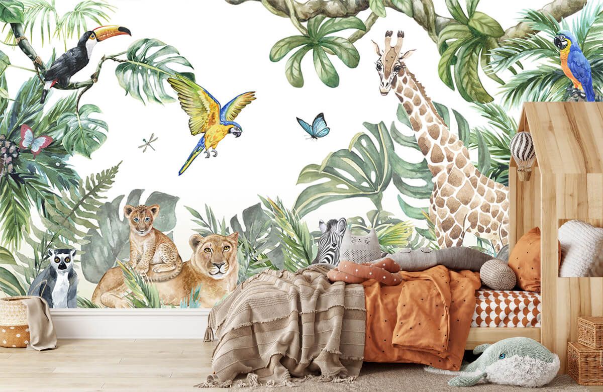 Wild jungle animals - Photo Wallpaper