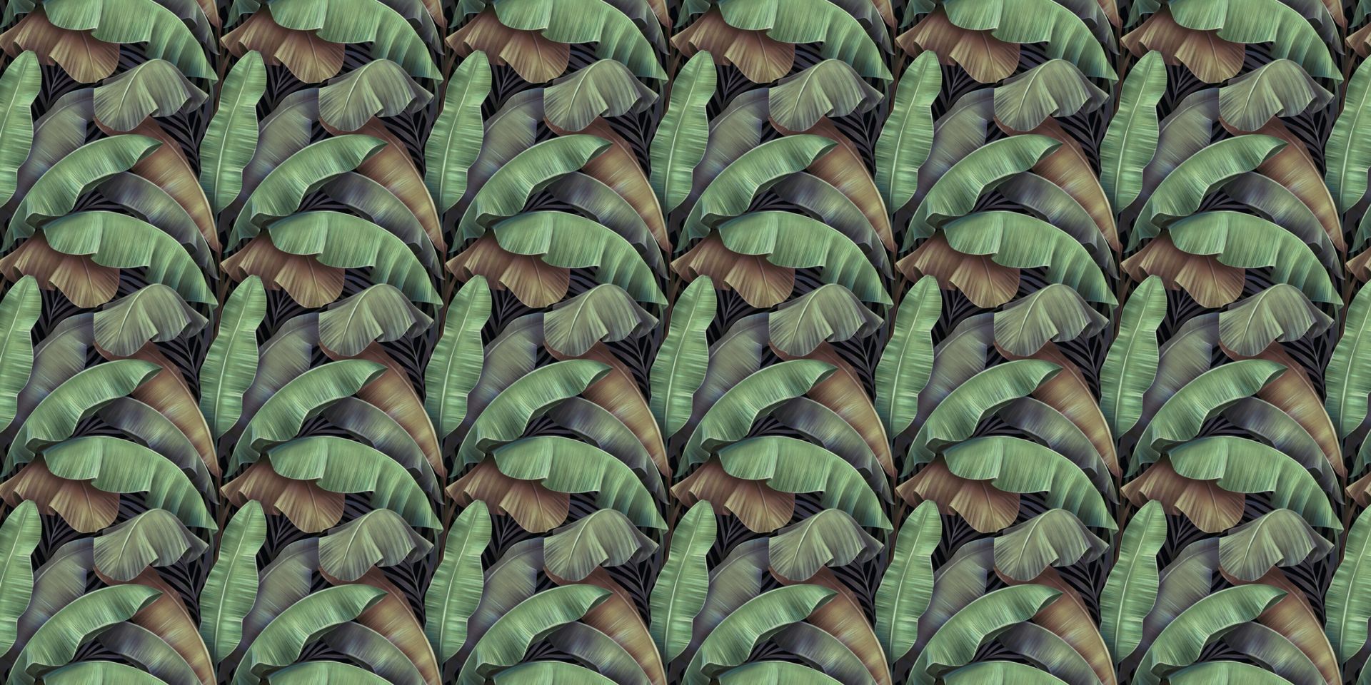 Luxury banana leaves