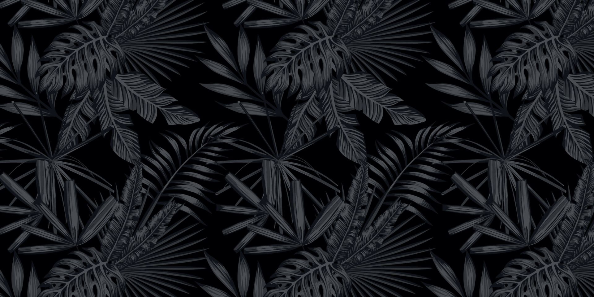 Tropical black leaves