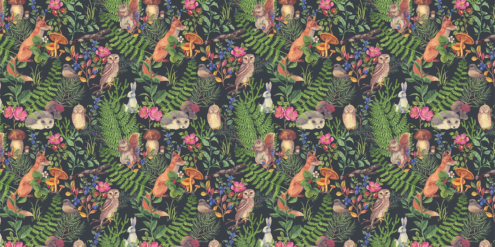 Dark forest pattern main product photo