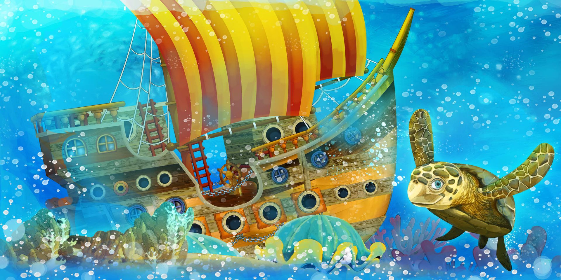 Sunken ship main product photo