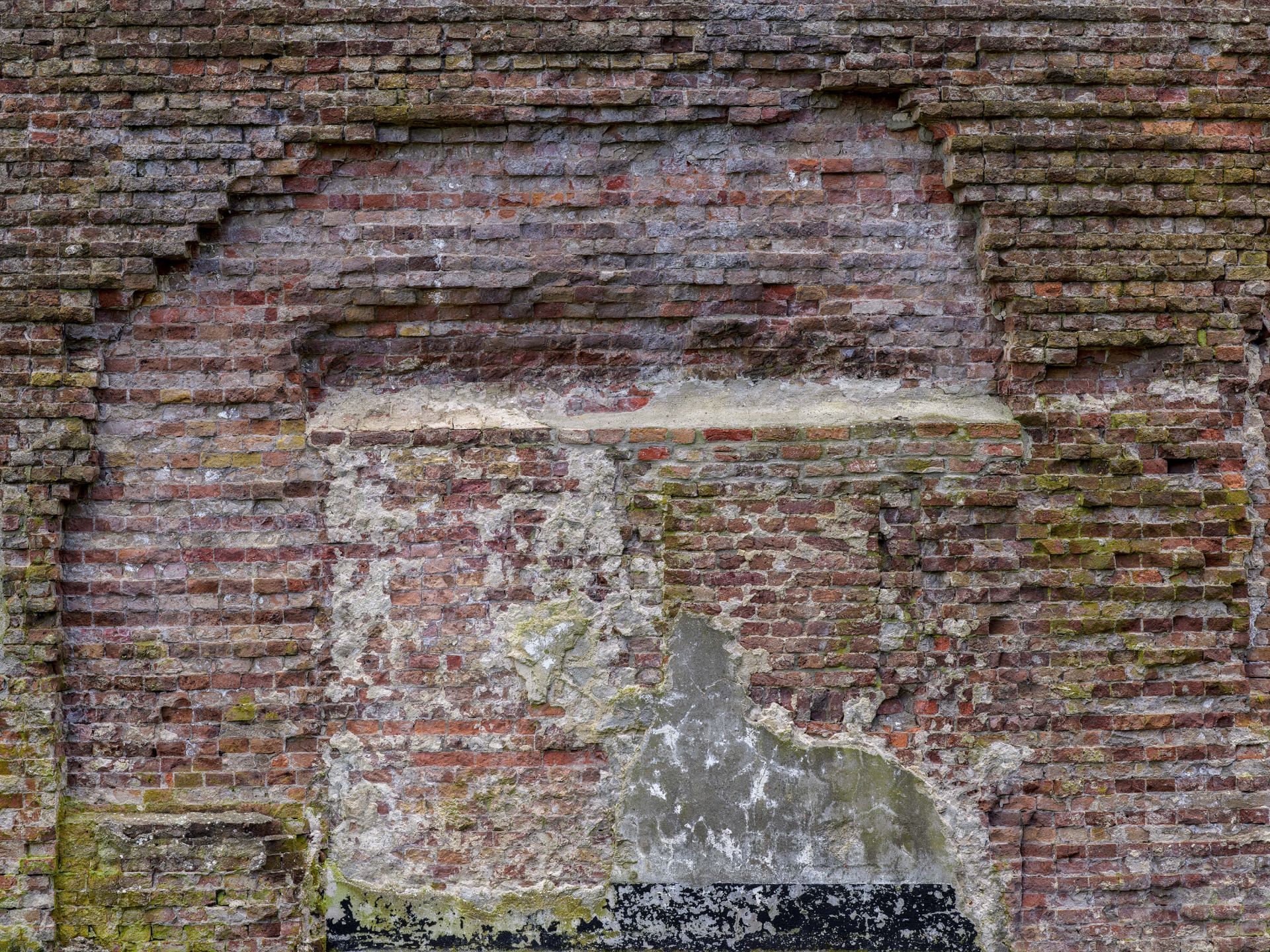 Old crumbled wall main product photo