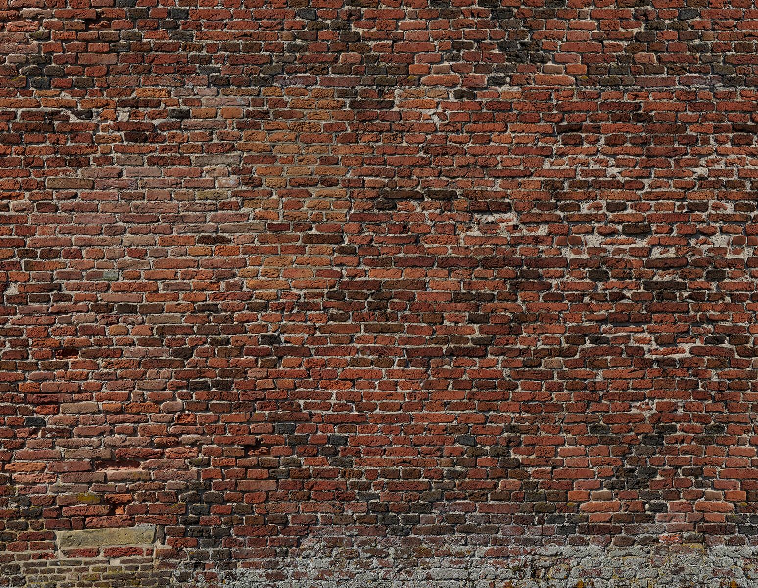 Old restored brick wall main product photo