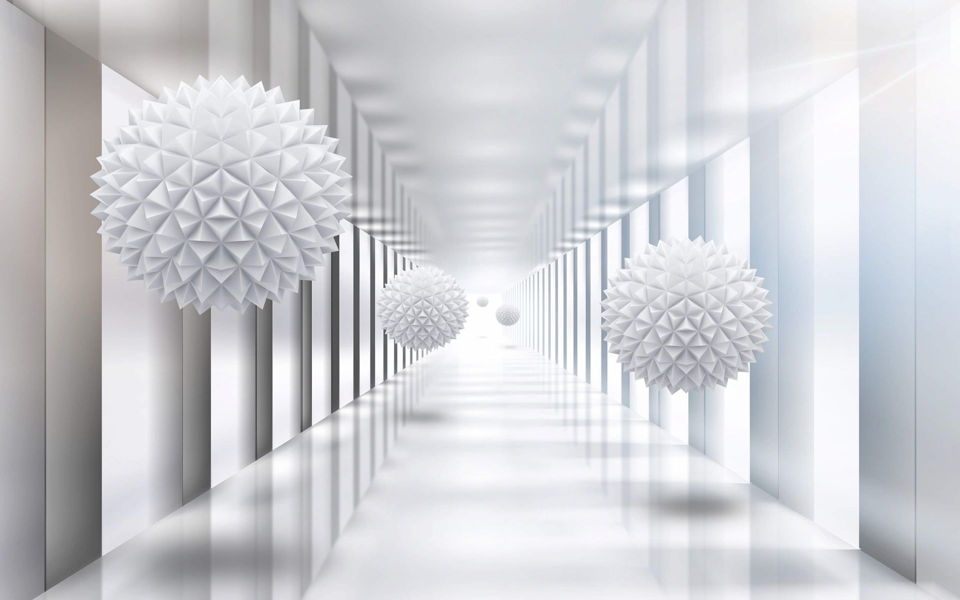 Futuristic corridor main product photo