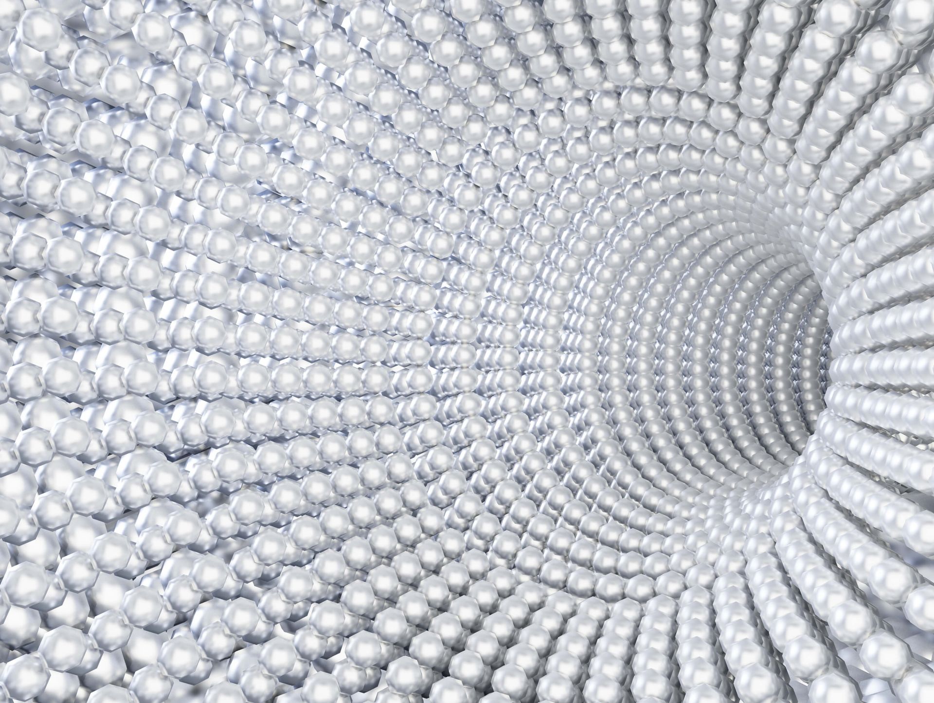 Tunnel with 3D balls main product photo
