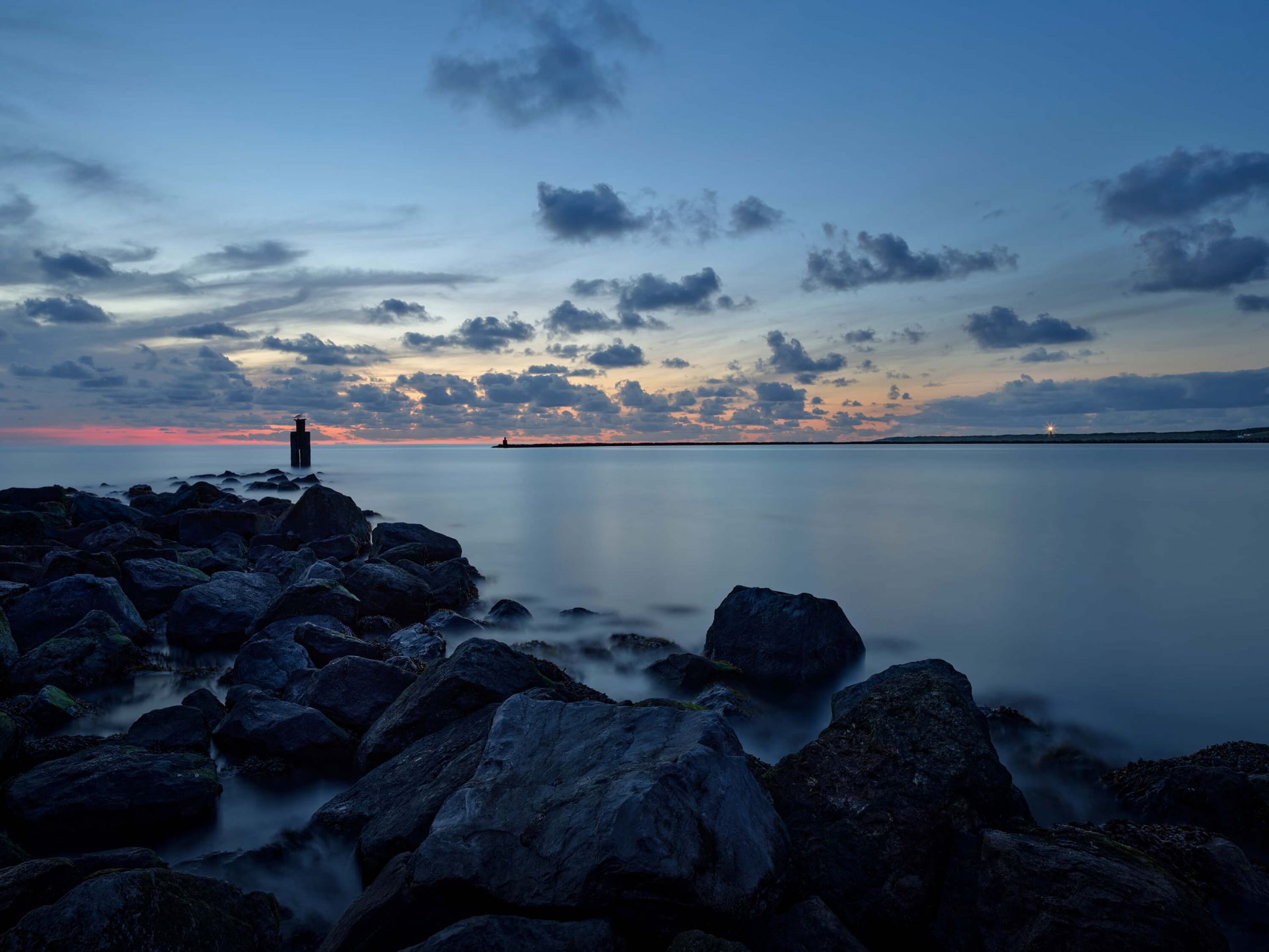 Zonsondergang Brouwersdam