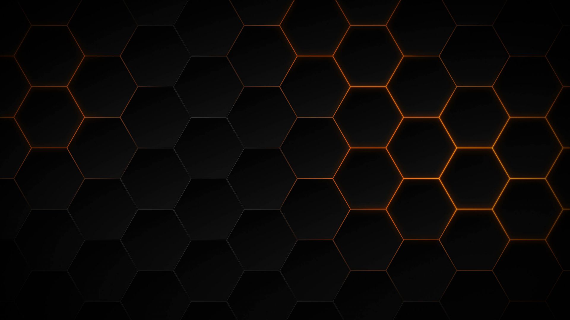 Abstract hexagons