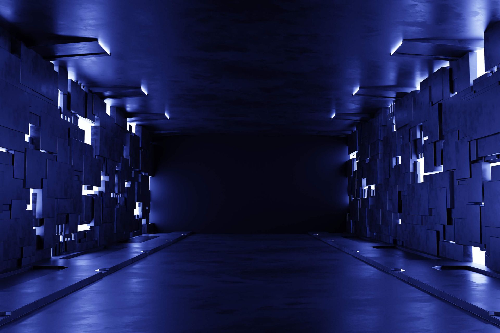 Modern futuristic room