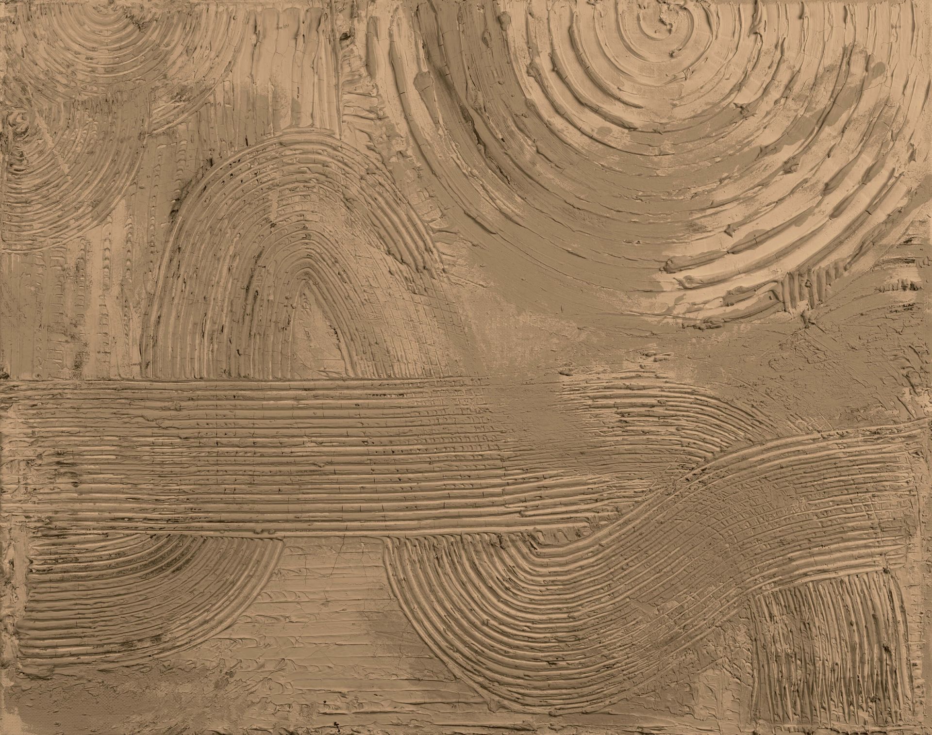 Structures and shapes in gold brown