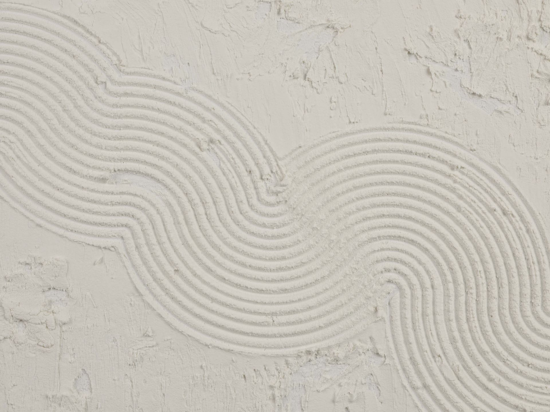 Organic lines and structures in off white