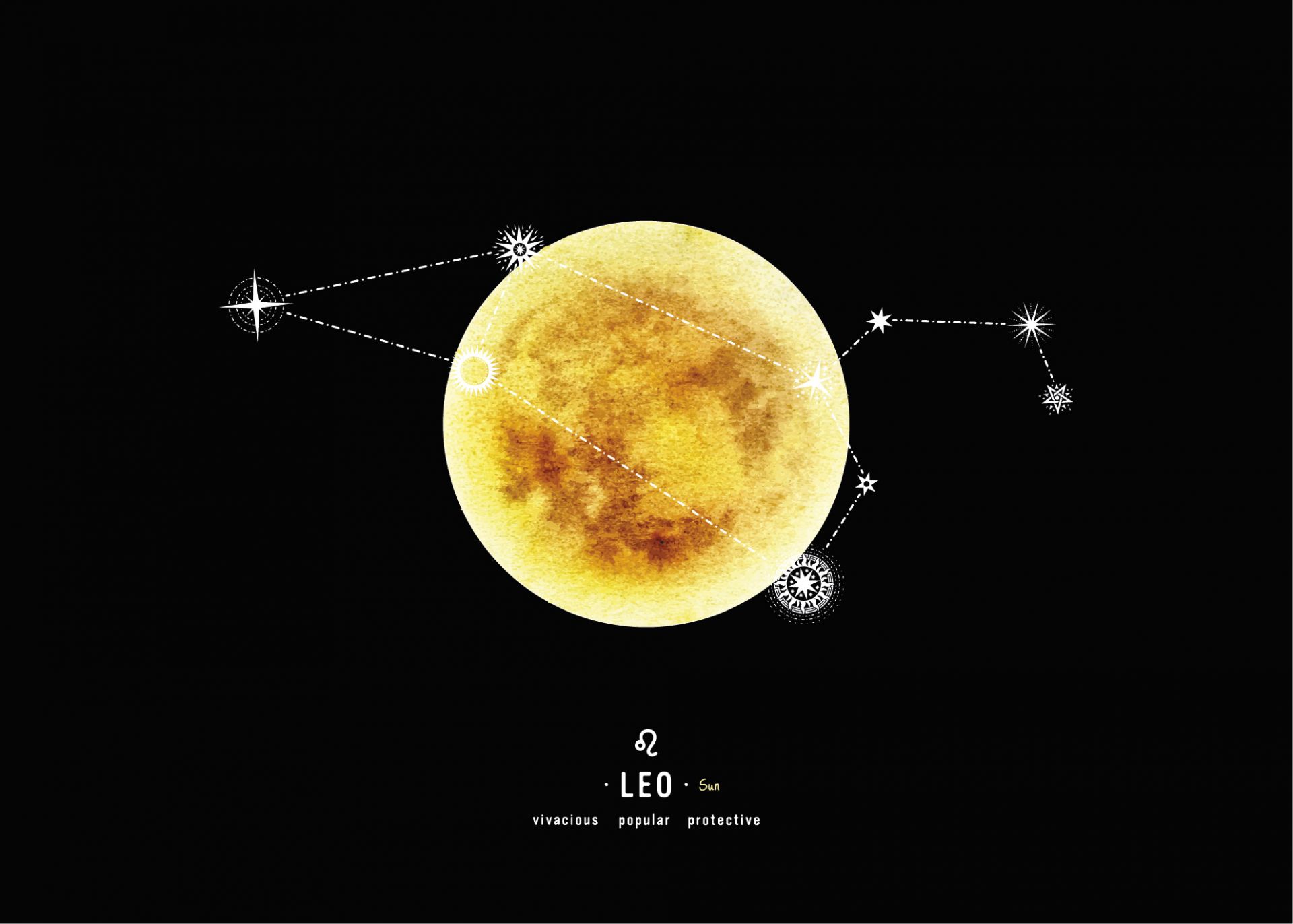 Constellation planet Leo